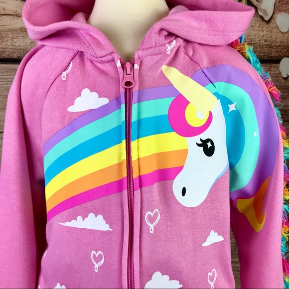 SOLD 🛍️ Nickelodeon JoJo Unicorn Hooded Jacket - Picture 2 of 11